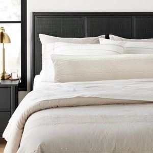 Hearth And Hand Magnolia Slub Lumbar Pillow Twilight Taupe 16” x 42”